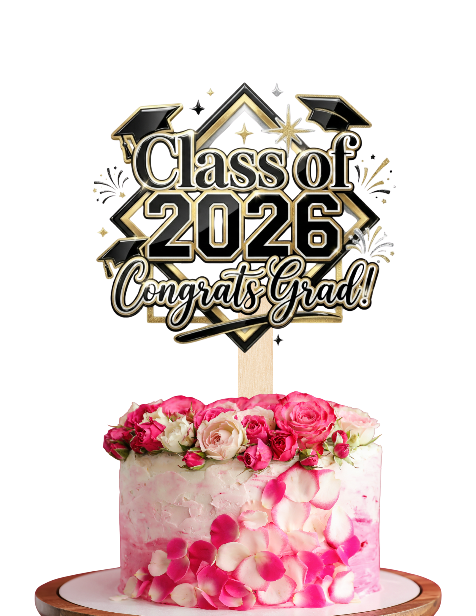 Class of 2026 Cake Topper Printable