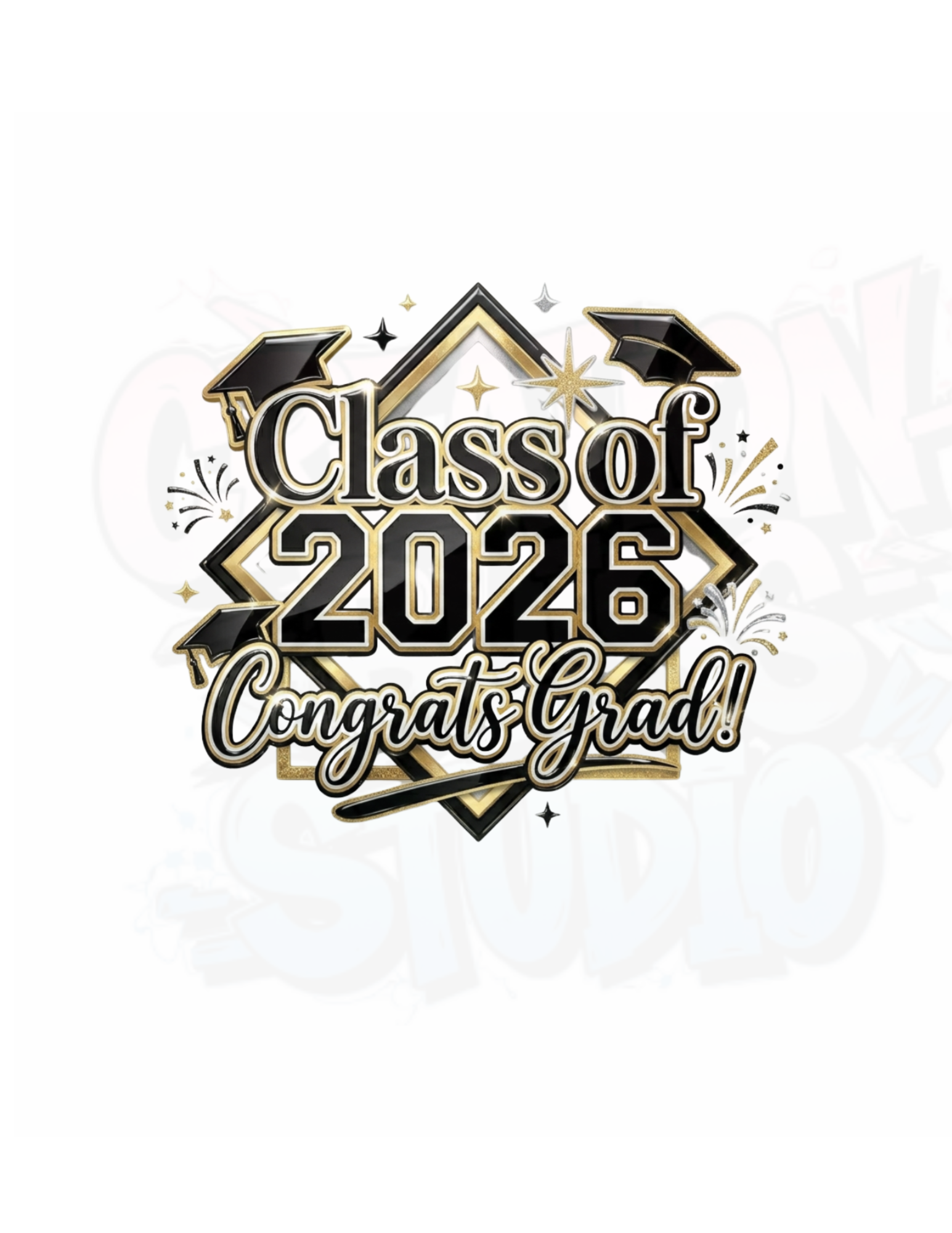 Class of 2026 Cake Topper Printable
