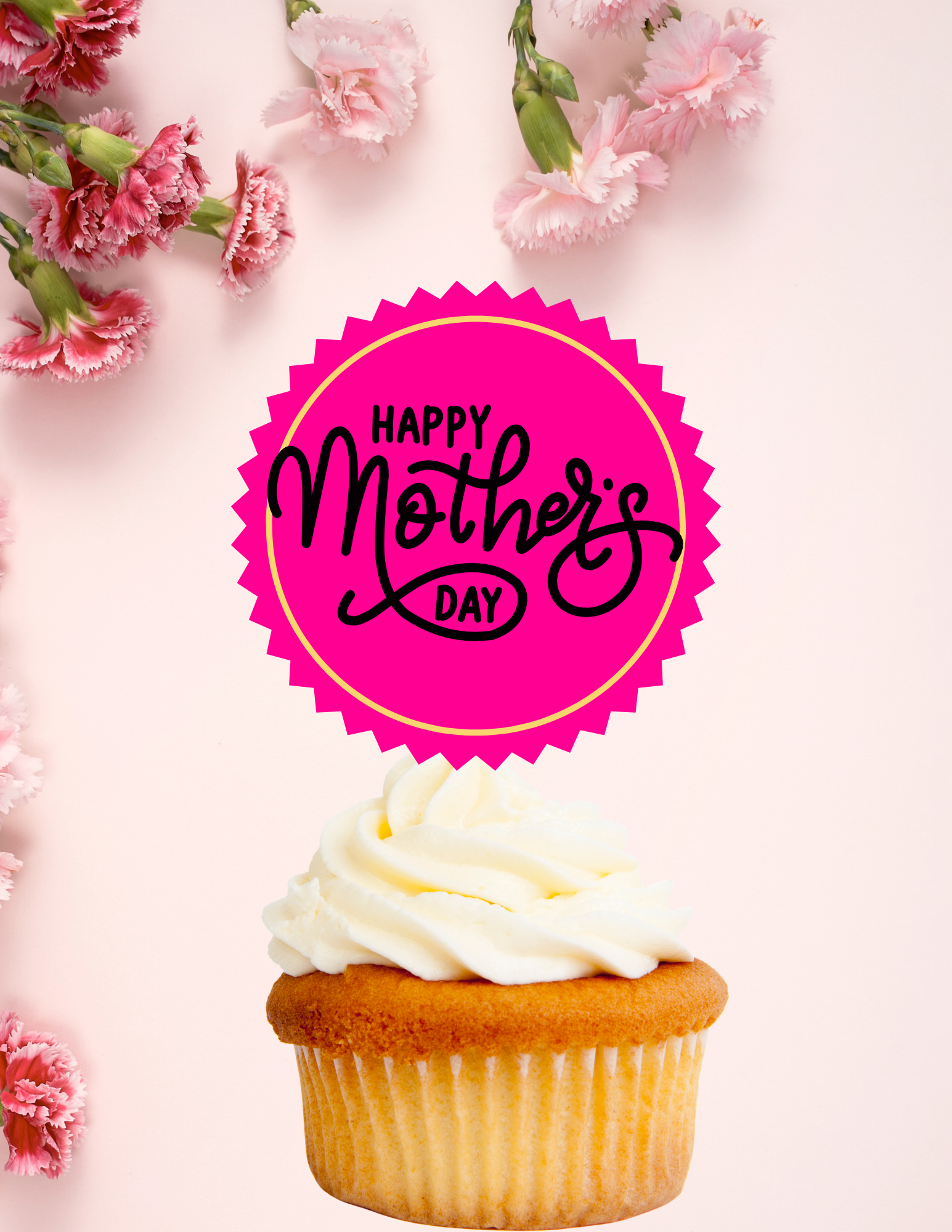 Happy Mother’s Day Cupcake Toppers