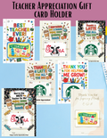 Teacher Appreciation Gift Card Holder