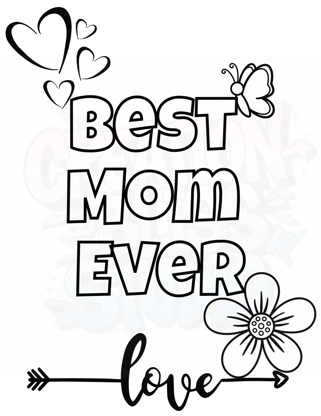 Mother’s Day Activity Set Printable | Kids Coloring Pages + All About Mom Worksheet