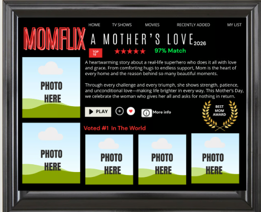 Momflix Canva Editable Template
