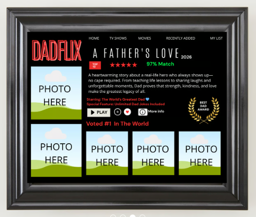 Dadflix Canva Editable Template