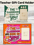 Teacher Appreciation Gift Card Holder Printable